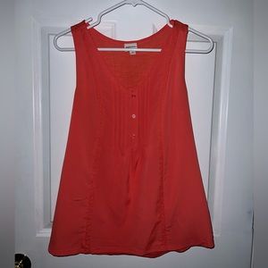 Merona coral color sleeveless blouse size XS